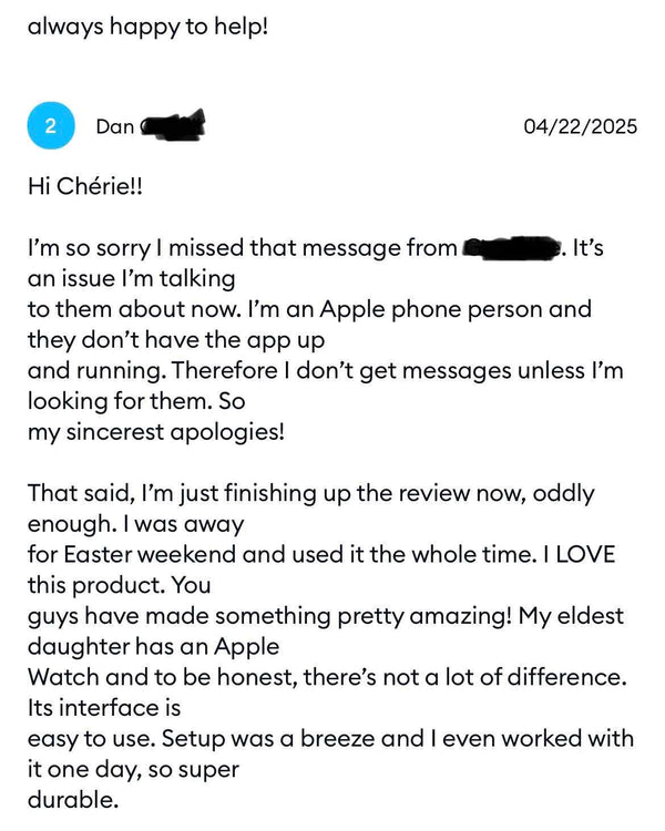 Feedback from a Trevit Customer
