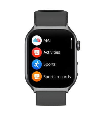 Photo of The Trevit Smartwatch showing the menu screen