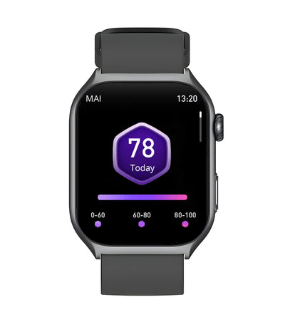 Photo of The Trevit Smartwatch showing the MAI screen